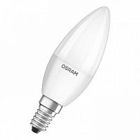 светодиодная лампа LED STAR ClassicB 5W (замена 40Вт),нейтральный белый свет, матовая колба, Е14 | код. 4058075056886 | OSRAM